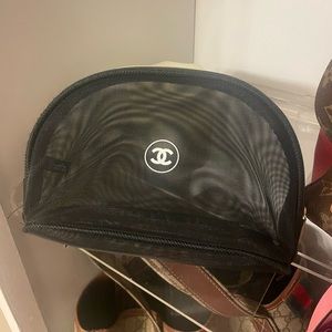 Chanel makeup bag new and never used with no scratches on hardware